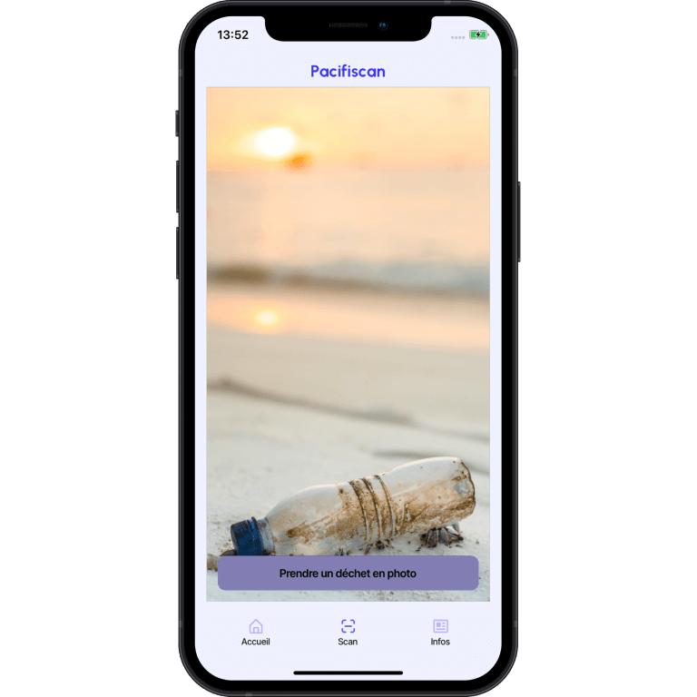 Scan dans l'application Pacifiscan